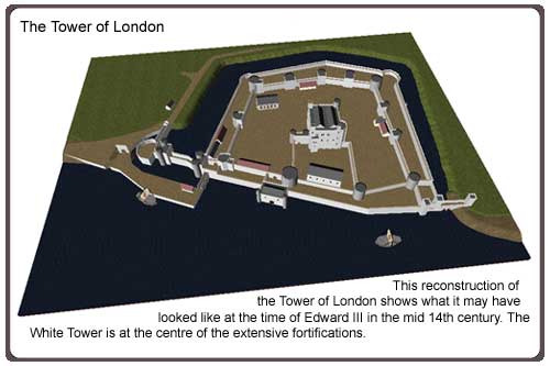 Examine the Tower of London diorama